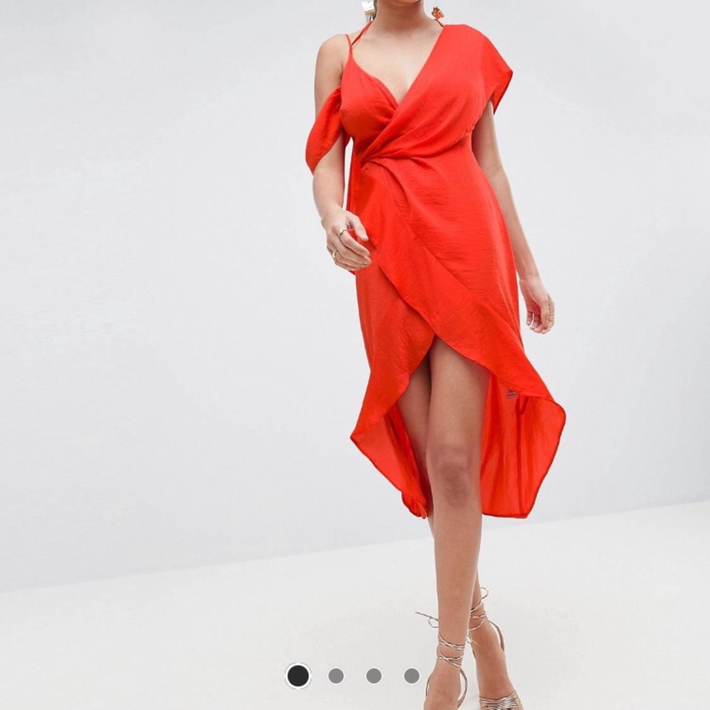 ASOS sexy satin dress